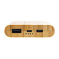FSC® certified bamboo 5.000 mAh powerbank