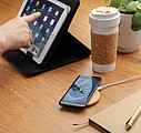 FSC® certified bamboo 5W round wireless charger