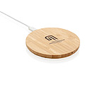 FSC® certified bamboo 5W round wireless charger