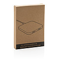 FSC® certified bamboo 5W wireless charger with USB