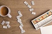 FSC® Deluxe mikado/domino in wooden box