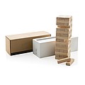 FSC® Deluxe tumbling tower wood block stacking game