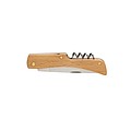 FSC® wooden knife with bottle opener