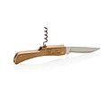 FSC® wooden knife with bottle opener