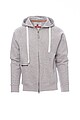 Full-zip hoodie, DALLAS+ MELANGE, melange grey, S