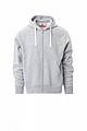 Full-zip hoodie, PORTLAND MELANGE, melange grey, L