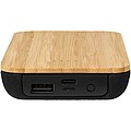 Future bamboo/fabric 6000 mAh wireless power bank