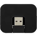Gaia 4-port USB hub, black