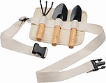 Garden tool set in a belt