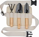 Garden tool set in a belt