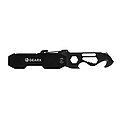 Gear X foldable EDC tool with carabiner and parcel cutter, black