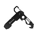 Gear X foldable EDC tool with carabiner and parcel cutter, black