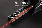 Gear X measuring 5M tape with 30M laser