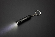 Gear X rechargeable ultra bright keychain torch, black