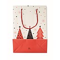 Gift paper bag large, white