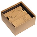 Gift set with drinking bottle and lunch box