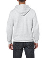 GILDAN HEAVY BLEND ADULT FULL ZIP HOODED 271gr, ash, 2XL