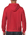 GILDAN HEAVY BLEND ADULT FULL ZIP HOODED 271gr, red, S