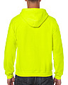 GILDAN HEAVY BLEND ADULT FULL ZIP HOODED 271gr, safety green, S