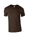 GILDAN SOFTSTYLE ADULT T-SHIRT 153gr, dark chocolate, S