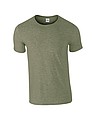 GILDAN SOFTSTYLE ADULT T-SHIRT 153gr, heather military green, S