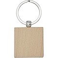 Gioia beech wood squared keychain
