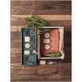 Gioia beech wood squared keychain