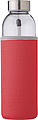 Glass bottle (500 ml) with neoprene sleeve