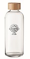 Glass bottle 650ml, bamboo lid