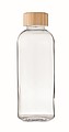 Glass bottle 650ml, bamboo lid