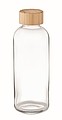 Glass bottle 650ml, bamboo lid