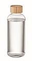Glass bottle 650ml, bamboo lid