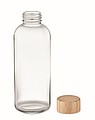 Glass bottle 650ml, bamboo lid