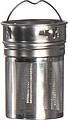Glass bottle with bamboo lid and 420 ml capacity