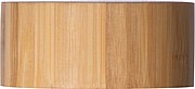 Glass bottle with bamboo lid and 420 ml capacity