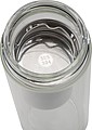 Glass bottle with bamboo lid and 420 ml capacity