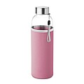 Glass bottle with neoprene pouch in 500 ml.
