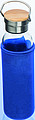 Glass bottle with neoprene sleeve, 600ml