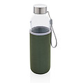 Glass bottle with neoprene sleeve