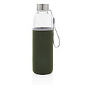 Glass bottle with neoprene sleeve