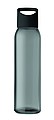 Glass bottle with PP lid with hanging/ carrying loop. Capacity 470 ml.