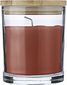 Glass candle, orange
