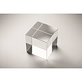Glass cube award, transparent
