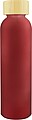 Glass drinking bottle (500 ml) Levi, red