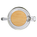 Glass jug with bamboo lid, 1000ml