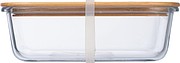 Glass lunchbox with bamboo lid