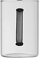 Glass Mug with colored Handle