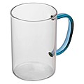 Glass Mug with colored Handle