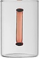 Glass Mug with colored Handle