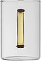 Glass Mug with colored Handle